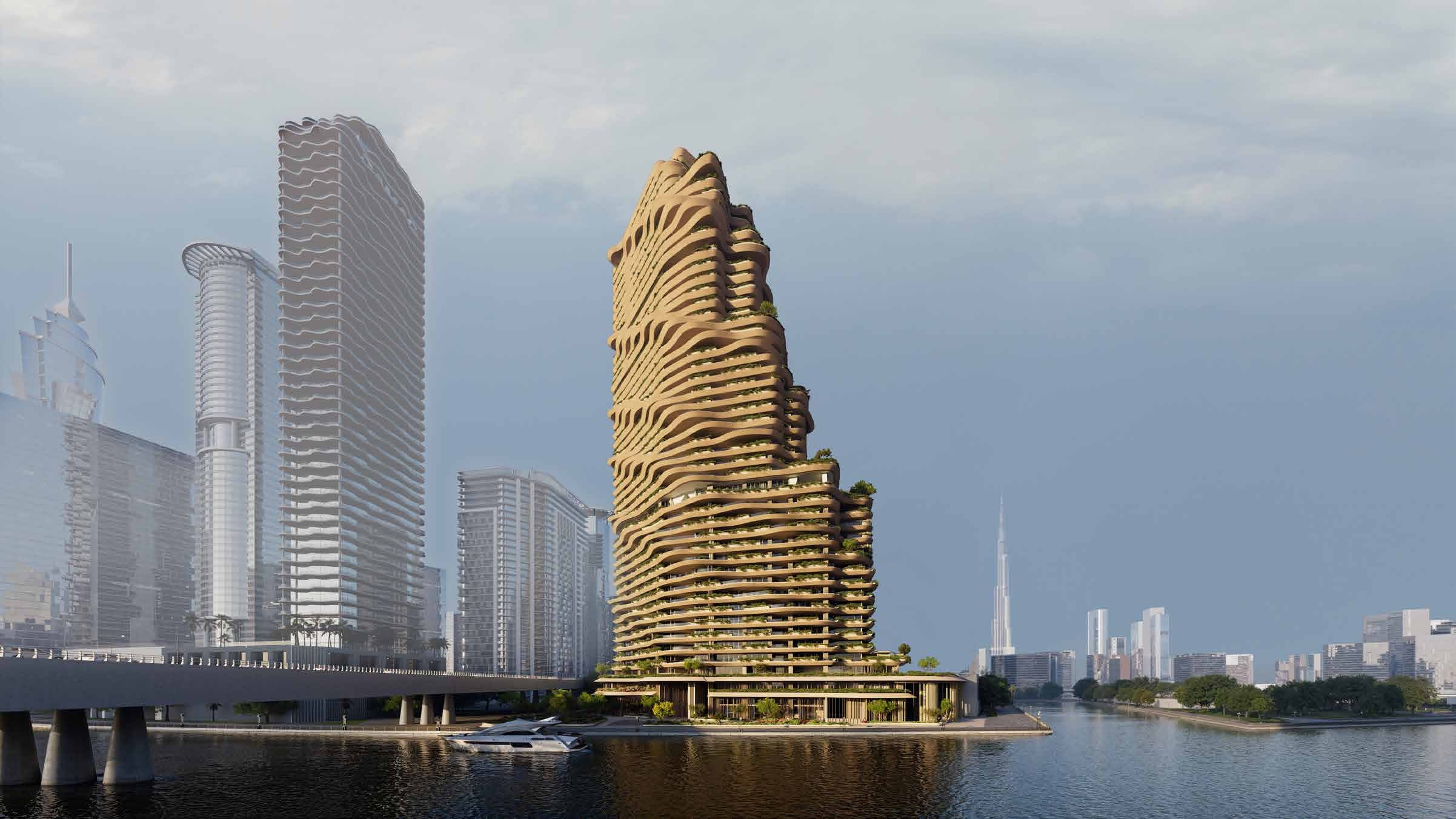 Wedyan The Canal waterfront architecture in Dubai